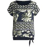 T-shirt - Viscose - Boothals - Halve Mouw - Normale Pasvorm