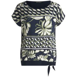 T-shirt - Viscose - Boothals - Halve Mouw - Normale Pasvorm