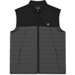 Lyle & Scott, Heren, Jassen, Zwart, Maat: S Fleece,