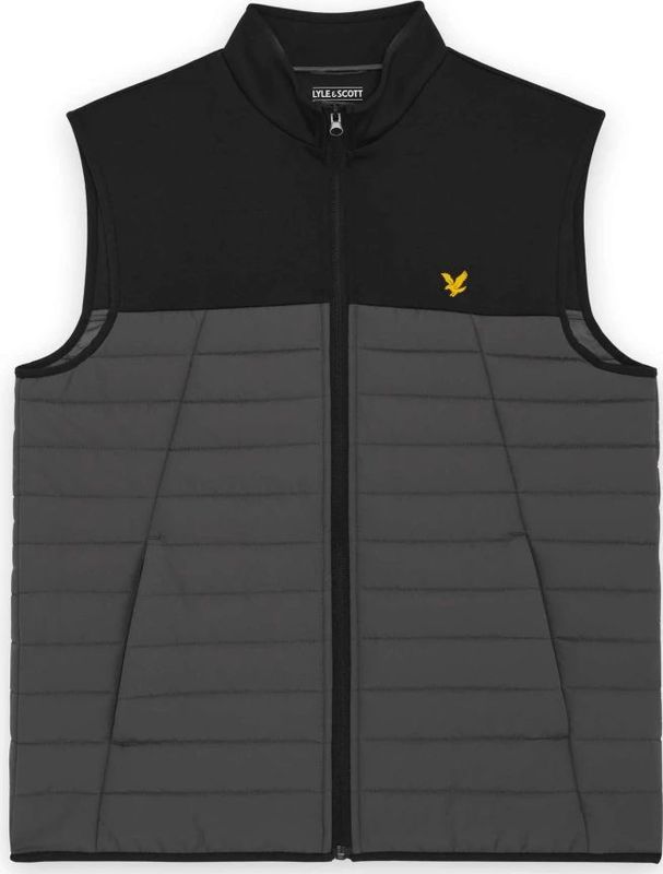 Lyle & Scott, Heren, Jassen, Zwart, Maat: S Fleece,