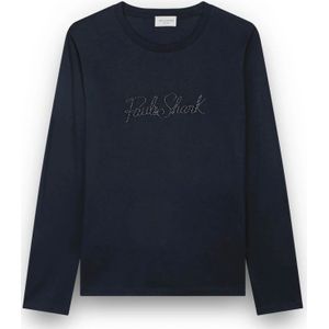 Paul & Shark, Dames, Tops, Blauw, Maat: S Katoen,