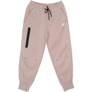 Nike, Dames, Broeken, Roze, Maat: L Fleece,