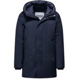 BomBoogie, Heren, Mantels, Blauw, Maat: L Wol,