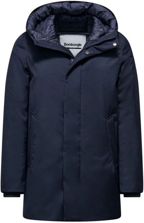 BomBoogie, Heren, Mantels, Blauw, Maat: L Wol,