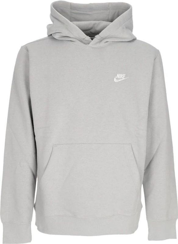 Nike - Sportswear Club Fleece Hoodie - Lichtgrijs - Heren - Regular Fit