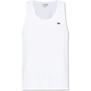 Lacoste - Mouwloos T-shirt - Wit - Heren
