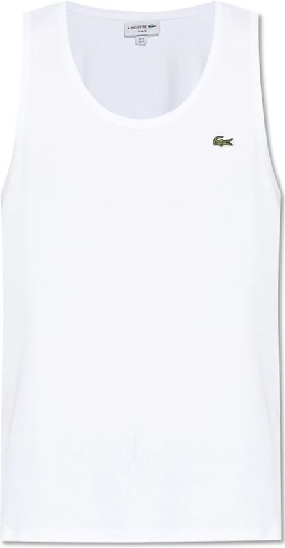 Lacoste - Mouwloos T-shirt - Wit - Heren