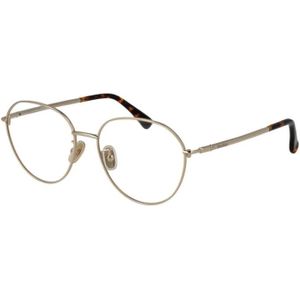 Max Mara - Rond Metalen Optisch Montuur - Goud - Dames