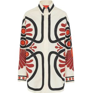 La DoubleJ, Dames, Blouses & Shirts, Veelkleurig, Maat: S Katoen,