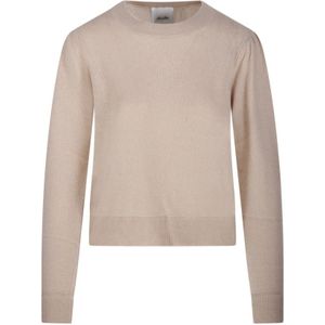 Allude, Dames, Truien, Beige, Maat: M Kasjmier,