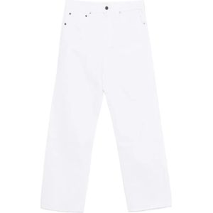 Khaite, Dames, Jeans, Wit, Maat: W25 Katoen,