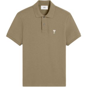 Ami Paris, Heren, Tops, Bruin, Maat: XS