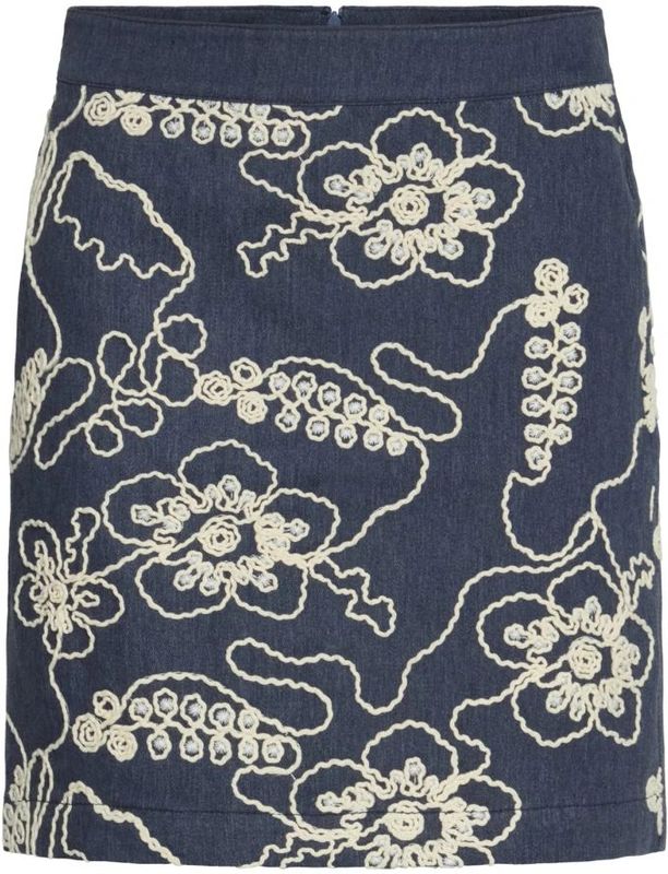 Ichi, Dames, Rokken, Blauw, Maat: XS