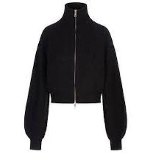 Sportmax, Dames, Truien, Zwart, Maat: L