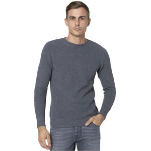 Gran Sasso, Heren, Truien, Grijs, Maat: M Wol,