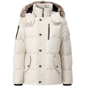 Moose Knuckles, Heren, Jassen, Beige, Maat: S Katoen,