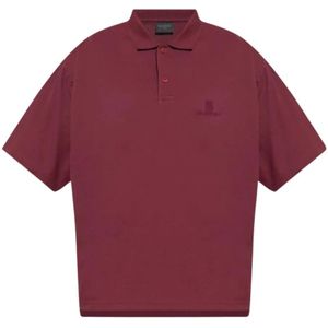 Balenciaga, Heren, Tops, Rood, Maat: M