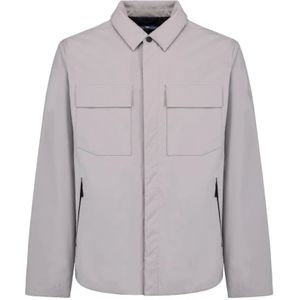 People of Shibuya, Heren, Overhemden, Grijs, Maat: M Leer,