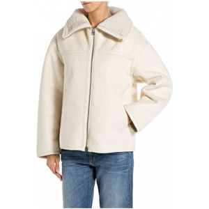 Replay, Dames, Jassen, Wit, Maat: 2XS Synthetisch,
