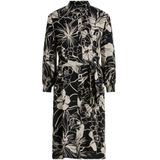 Betty Barclay - Blousejurk - Beige / Zwart - Normale Pasvorm - Knielengte