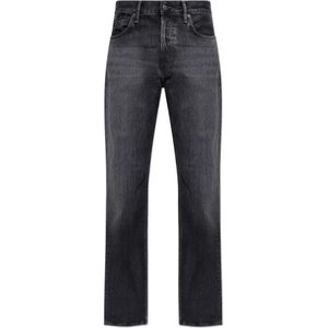Acne Studios, Heren, Jeans, Zwart, Maat: L Katoen,