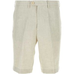 Etro, Heren, Korte broeken, Grijs, Maat: 2XL Linnen,