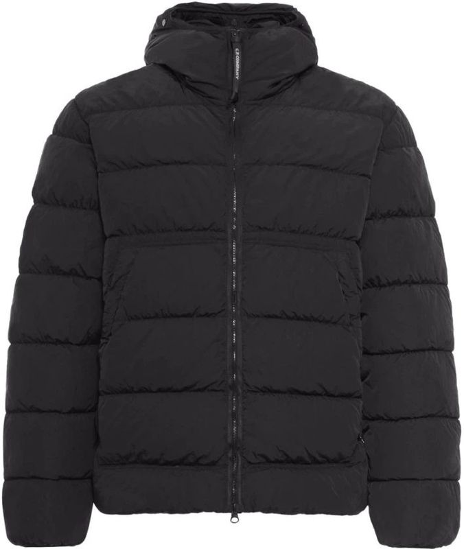 C.p. Company - Piumino Chrome-R - Gewatteerde Capuchonjas - Zwart