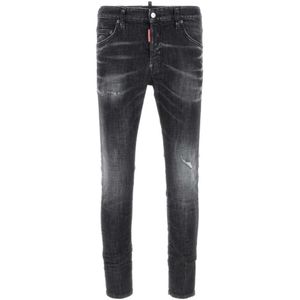 Dsquared2, Heren, Jeans, Zwart, Maat: L Denim,