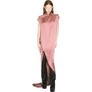 Rick Owens, Dames, Jurken, Roze, Maat: 2XS Zijde,