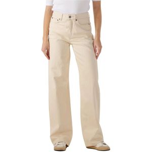 Drykorn, Dames, Jeans, Beige, Maat: 4XS L34 Katoen,