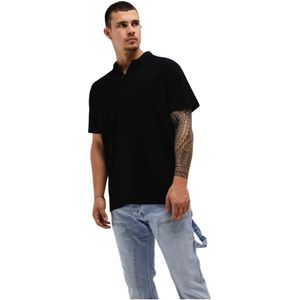 Iceberg, Heren, Tops, Zwart, Maat: S Katoen,