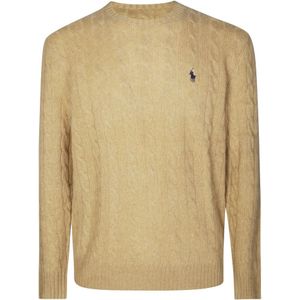Polo Ralph Lauren, Heren, Truien, Beige, Maat: S Wol,