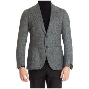 Tagliatore, Heren, Jassen, Veelkleurig, Maat: L Wol,
