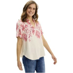 IN Front, Dames, Blouses & Shirts, Veelkleurig, Maat: M Nylon,