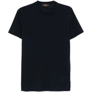 Zanone, Heren, Tops, Blauw, Maat: L Katoen,