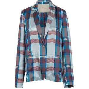 Jucca, Dames, Jassen, Veelkleurig, Maat: M Satijn,