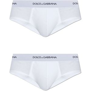 Dolce & Gabbana - Ondergoed - Wit - Two-Pack Briefs