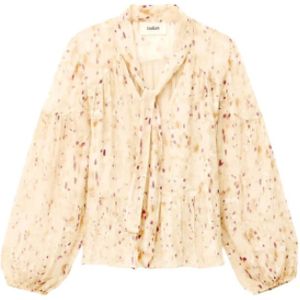 Ba&Sh, Dames, Blouses & Shirts, Beige, Maat: S