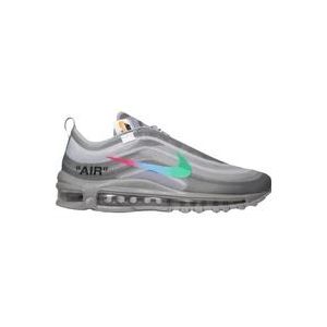 Nike Beperkte oplage Off-White Menta Sneakers , Gray , Heren , Maat: 37 1/2 EU