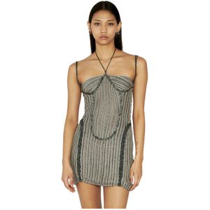 Isa Boulder, Dames, Jurken, Grijs, Maat: M