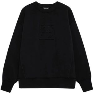 Anine Bing, Dames, Sweatshirts & Hoodies, Zwart, Maat: M Nylon,