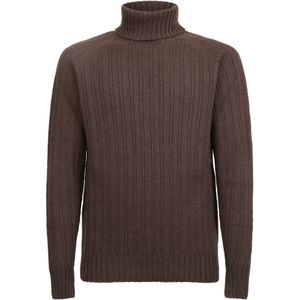 Original Vintage, Heren, Truien, Bruin, Maat: M Wol,