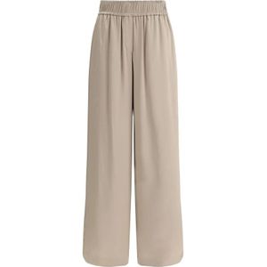 Brunello Cucinelli, Dames, Broeken, Bruin, Maat: M Zijde,