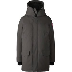 Canada Goose, Heren, Mantels, Grijs, Maat: S Katoen,