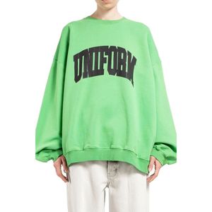 032c, Dames, Sweatshirts & Hoodies, Groen, Maat: S Katoen,