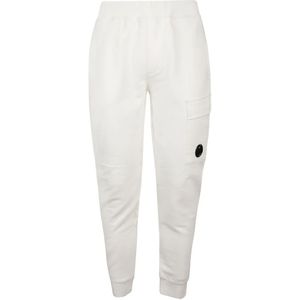 C.p. Company, Heren, Broeken, Wit, Maat: XS Fleece,