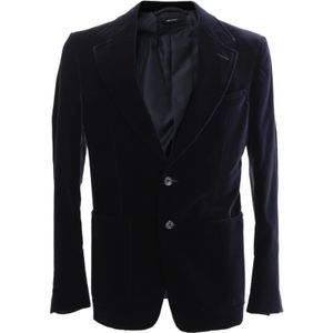 Tom Ford, Heren, Jassen, Blauw, Maat: M