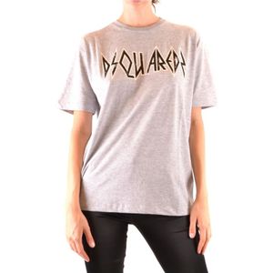 Dsquared2, Dames, Tops, Grijs, Maat: XS