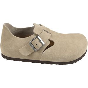 Birkenstock, Heren, Schoenen, Beige, Maat: 44 EU Leer,