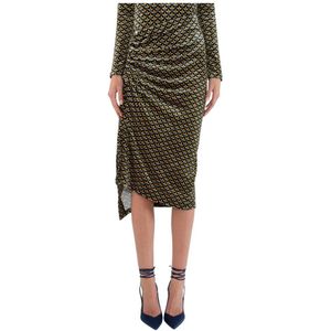 Rabanne, Dames, Rokken, Veelkleurig, Maat: S Jersey,